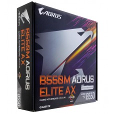 Материнская плата Gigabyte B550M AORUS ELITE AX, MB Socket AM4, MATX, AMD B550 (DVI+HDM) 4DDR4, 1PCIx16,PCIx1