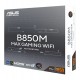 Материнская плата Asus B850M MAX GAMING WIFI, MB Socket AM5, MATX, AMD B850 (DP+HDMI), 4DDR5, PCIx16