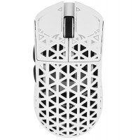 Мышь ATTACK SHARK R5 Ultra White, белый, Mouse Optical 42000 dpi, BT/2.4GHz/USB, White