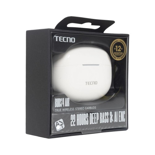 Наушники TECNO Buds 4 Air BD04 Air White