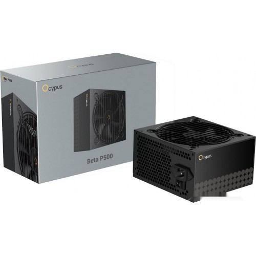 Блок питания Ocypus  500W, Beta P500, Non modular, ATX, КПД 80%, Черный, Beta-P500-N1HDBK024X-EU
