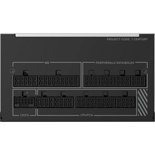 Блок питания Montech 1050W, CENTURY II 1050W, Full Modular, 80+ GOLD, КПД 90%, Fan 135mm, Серебро