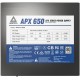 Блок питания Montech  650W, APX 650W, Non Modular, ATX, 80+ WHITE, КПД 90%, Fan 120mm, Черный