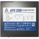 Блок питания Montech  550W, APX 550W, Non Modular, ATX, 80+ WHITE, КПД 90%, Fan 120mm, Черный