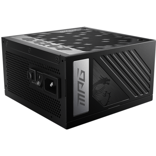 Блок питания MSI 1000W, MPG A1000G PCIE5, Full Modular, ATX, 80+ GOLD, КПД >90%, Fan 135mm, Черный