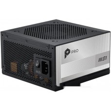 Блок питания MSI  850W, PRO A850PL PCIE5, Full Modular, ATX, 80+ PLATINUM, >92%, Fan 120mm, Черный