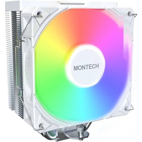 Вентилятор для процессора Montech NX400 ARGB (W) TDP 220W 4-pin 1851/1700/1200/115X/AM5/AM4 White