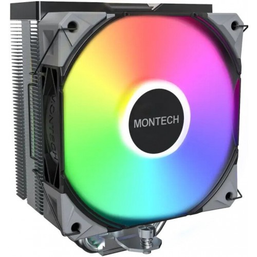 Вентилятор для процессора Montech NX400 ARGB (B) TDP 220W 4-pin 1851/1700/1200/115X/AM5/AM4 Black