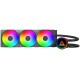 Водяное охлаждение для CPU Montech LightFlow ARGB 360 (B) TDP 300W 3x120 1170/1851/AM4/AM5 Black