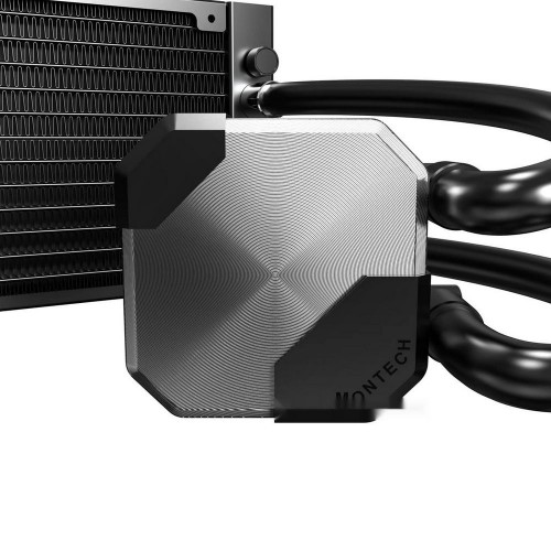 Водяное охлаждение для CPU Montech HyperFlow Silent 360 (B) TDP 350W 3x120 115x-1851/AM3-AM5 Black