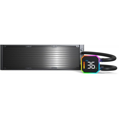 Водяное охлаждение для CPU Montech HyperFlow Digital 360 (B) TDP 350W 3x120 115x-1851/AM3-AM5 Black