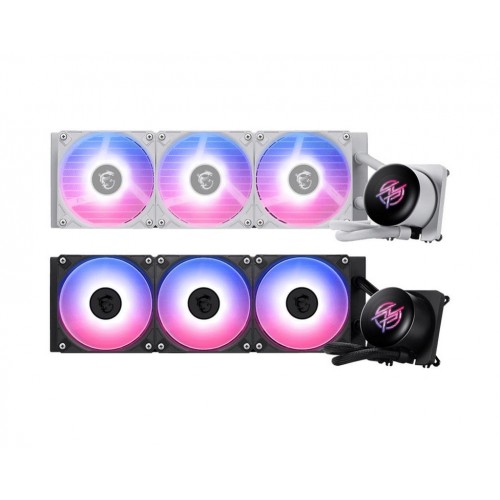 Водяное охлаждение для CPU MSI MPG CORELIQUID P13 360, 1700/1851/AM4/AM5, ARGB, Fan 3x120mm, Белый