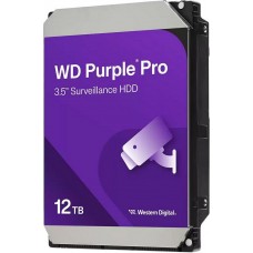 Жесткий диск для видеонаблюдения HDD 12Tb Western Digital Purple Pro SATA 6Gb/s 256Mb 3,5" WD122PURP