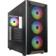 Корпус Montech XR Wood (B) ATX/Micro-ATX/Mini-ITX 2xUSB3.0 1xType-C 1xAudio 1xMic Черный