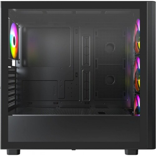 Корпус Montech XR Wood (B) ATX/Micro-ATX/Mini-ITX 2xUSB3.0 1xType-C 1xAudio 1xMic Черный