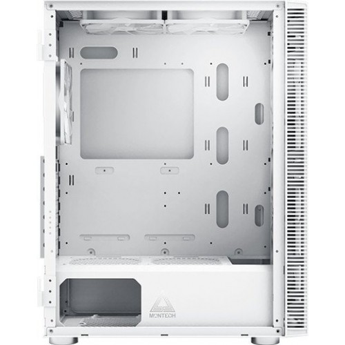 Корпус Montech X3 GLASS (W) ATX/Micro-ATX/Mini-ITX 1xUSB3.0 2xUSB2.0 1xAudio 1xMic Белый