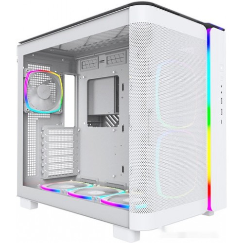Корпус Montech KING 95 PRO (W) ATX/Micro-ATX/Mini-ITX 2xUSB3.0 1xType-C 1xAudio 1xMic Белый