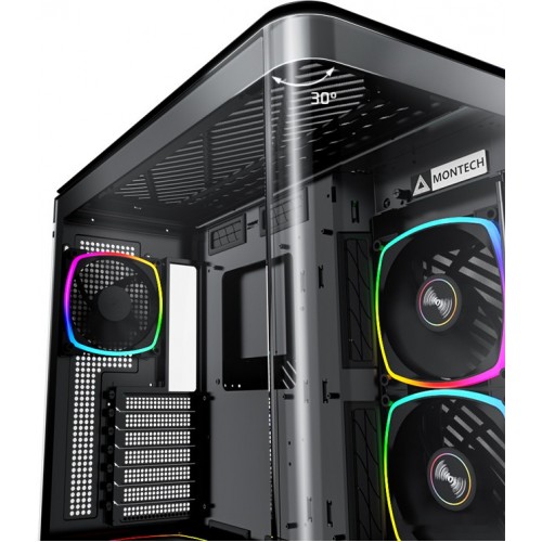Корпус Montech KING 95 PRO (B) ATX/Micro-ATX/Mini-ITX 2xUSB3.0 1xType-C 1xAudio 1xMic Черный