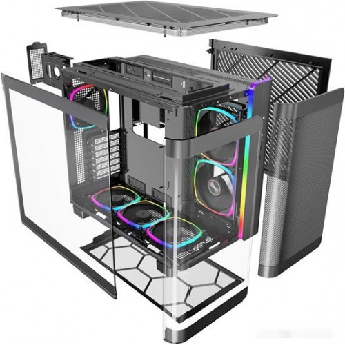 Корпус Montech KING 95 PRO (B) ATX/Micro-ATX/Mini-ITX 2xUSB3.0 1xType-C 1xAudio 1xMic Черный