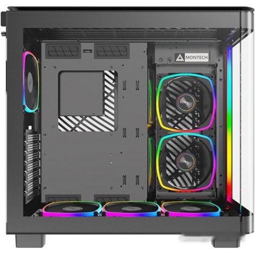 Корпус Montech KING 95 PRO (B) ATX/Micro-ATX/Mini-ITX 2xUSB3.0 1xType-C 1xAudio 1xMic Черный