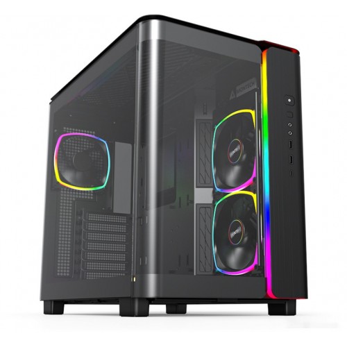 Корпус Montech KING 95 PRO (B) ATX/Micro-ATX/Mini-ITX 2xUSB3.0 1xType-C 1xAudio 1xMic Черный
