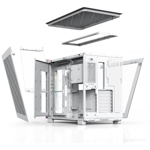 Корпус Montech KING 95 (W) ATX/Micro-ATX/Mini-ITX 2xUSB3.0 1xType-C 1xAudio 1xMic Белый