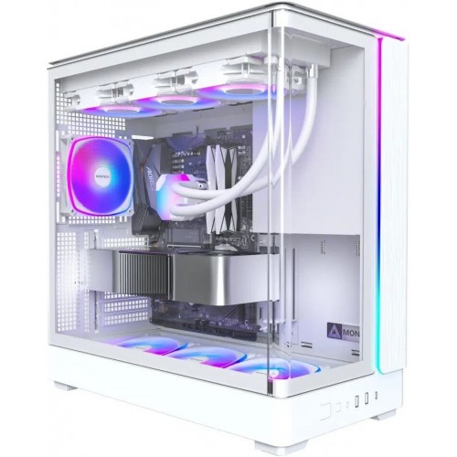 Корпус Montech KING 45 PRO (W) ATX/Micro-ATX/Mini-ITX 2xUSB3.0 1xType-C 1xAudio Белый