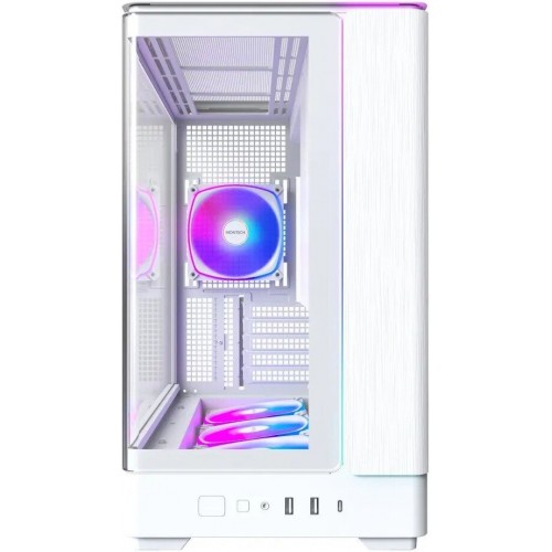 Корпус Montech KING 15 PRO (W) Micro-ATX/Mini-ITX 2xUSB3.0 1xType-C 1xAudio Белый