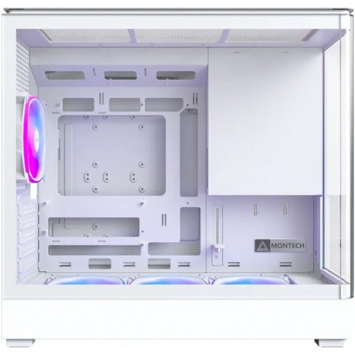 Корпус Montech KING 15 PRO (W) Micro-ATX/Mini-ITX 2xUSB3.0 1xType-C 1xAudio Белый