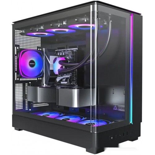 Корпус Montech KING 15 PRO (B) Micro-ATX/Mini-ITX 2xUSB3.0 1xType-C 1xAudio Черный