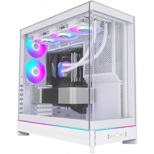 Корпус Montech HS02 PRO (W) ATX/Micro-ATX/Mini-ITX (Back-Connected MB) 2xUSB 1xType-C 1xAudio Белый