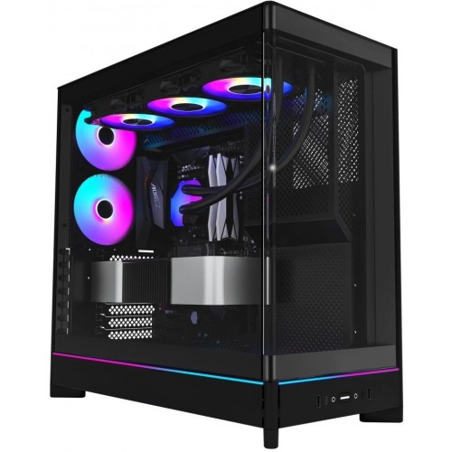 Корпус Montech HS02 PRO (B) ATX/Micro-ATX/Mini-ITX (Back-Connected MB) 2xUSB 1xType-C 1xAudio Черный