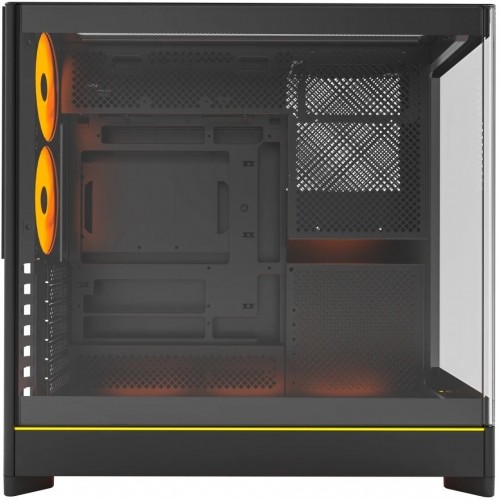 Корпус Montech HS02 PRO (B) ATX/Micro-ATX/Mini-ITX (Back-Connected MB) 2xUSB 1xType-C 1xAudio Черный