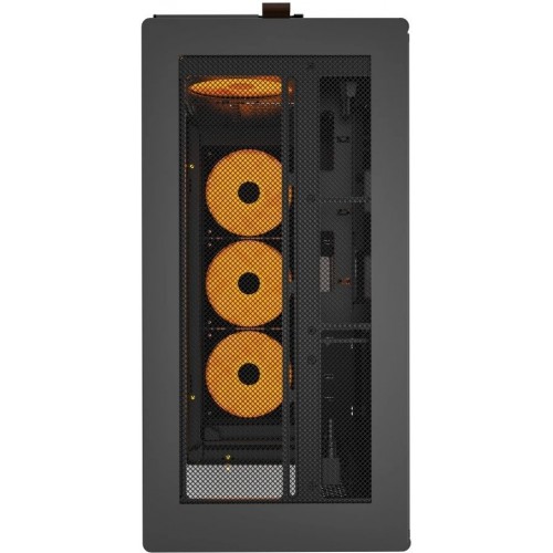 Корпус Montech HS02 PRO (B) ATX/Micro-ATX/Mini-ITX (Back-Connected MB) 2xUSB 1xType-C 1xAudio Черный