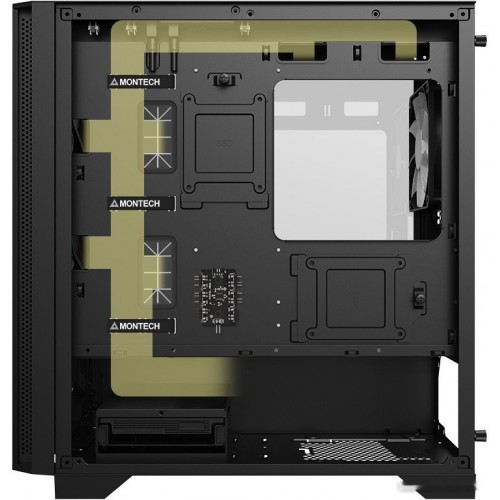 Корпус Montech AIR 100 ARGB (B) Micro-ATX/Mini-ITX 2xUSB3.0 1xUSB2.0 1xAudio 1xMic Черный
