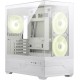 Компьютерный корпус MSI MAG PANO M110R WHITE mATX/Mini-ITX, 1xUSB-A, 1xType-C, 1xAudio, 1xMic, mATX