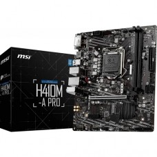 Материнская плата MSI H410M-A PRO LGA1200 iH410 2xDDR4 4xSATA3 2xM.2 DVI HDMI mATX