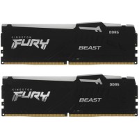 Набор модулей памяти Kingston Beast Black RGB 32 ГБ, DDR 5, 6400 МГц, 1.4 В, CL32, KF564C32BBEAK2-32