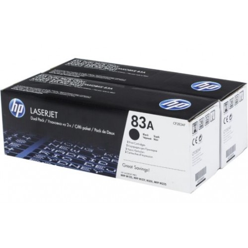 Картридж HP Europe/CF283AF/Лазерный/черный