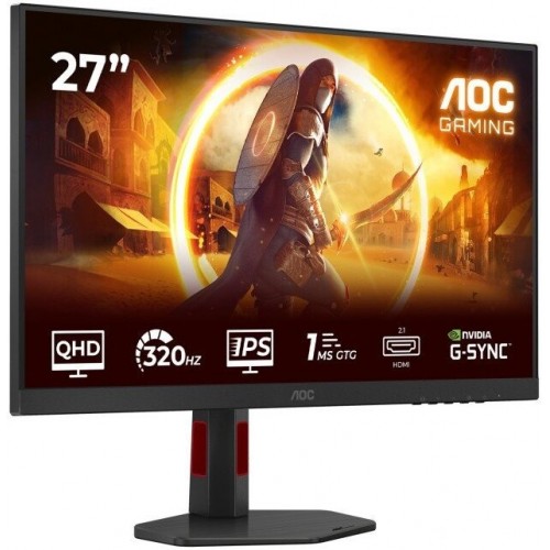 Монитор Игровой 27" AOC Q27G4SRU/01 IPS 2560x1440 320Hz 1ms 450cd/m 1000:1 2xHDMI 1xDP 2Wx2 Black