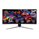 Монитор 34" MSI MPG 341CQPX QD-OLED 3440x1440 240Hz 1800R 0.03ms 1.5млн:1 2xHDMI 1xDP 4xUSB