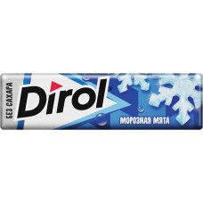 Жевательная резинка Dirol (морозная мята)