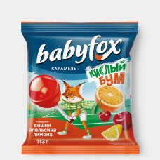 Карамель на палочке Babyfox «Кислый бум»