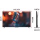 Телевизор 65", Yasin 65Q10PRO, QLED 4K, Smart, Google TV, голосовое управление, караоке