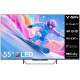 Телевизор 55", Yasin 55Q90, QLED 4K, Smart, Google TV, голосовое управление