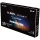 Телевизор 55", Yasin 55Q90, QLED 4K, Smart, Google TV, голосовое управление
