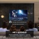 Телевизор 55", Yasin 55Q90, QLED 4K, Smart, Google TV, голосовое управление