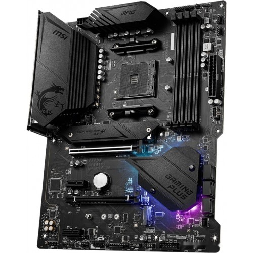 Материнская плата MSI MPG B550 GAMING PLUS AM4 4xDDR4 6xSATA3 RAID 2xM.2 HDMI DP ATX