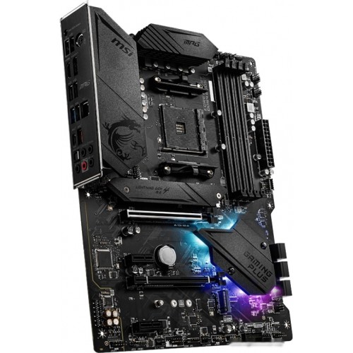 Материнская плата MSI MPG B550 GAMING PLUS AM4 4xDDR4 6xSATA3 RAID 2xM.2 HDMI DP ATX
