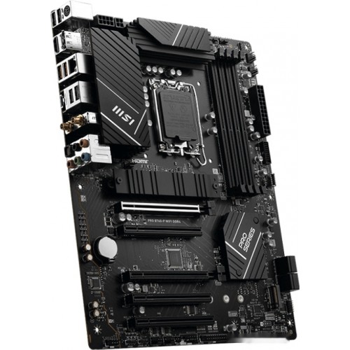 Материнская плата MSI PRO B760-P WIFI DDR4 LGA1700 4xDDR4 4xSATA3 RAID 2xM.2 HDMI DP ATX